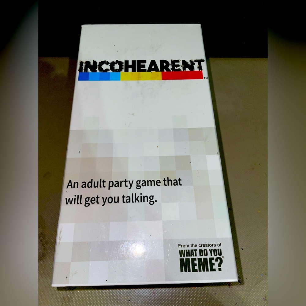 Incohearent (an adult party game that will get you talking.)